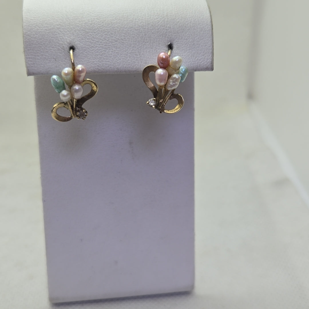 ARETES PAR ORO 10 K 2.8 GRMS (SEMINUEVO)