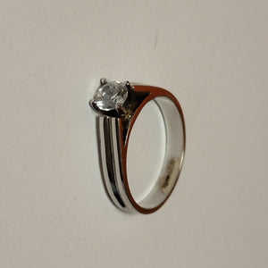 ANILLITO ORO BLANCO 14 K 3,30 GRMS (SEMINUEVO)