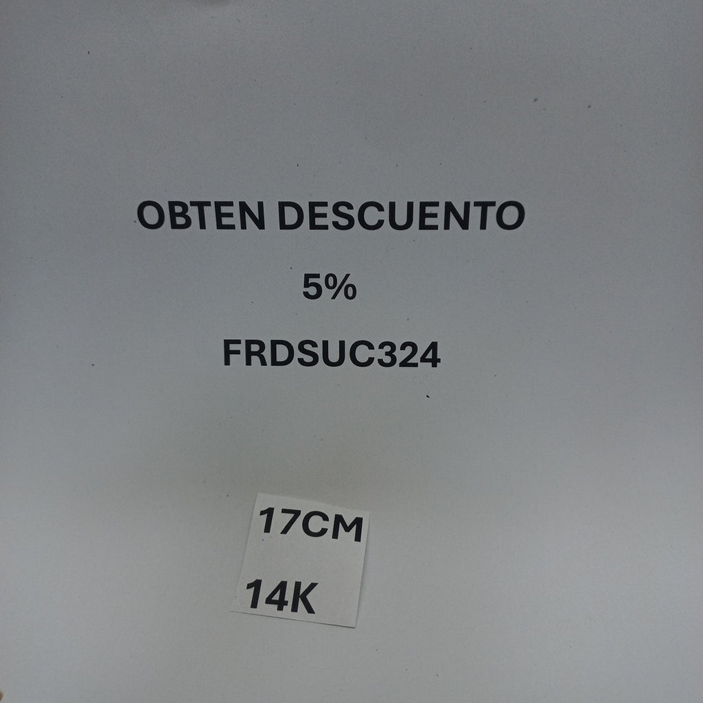 PULSERA ORO 14 K 4.1 GRMS (SEMINUEVO)