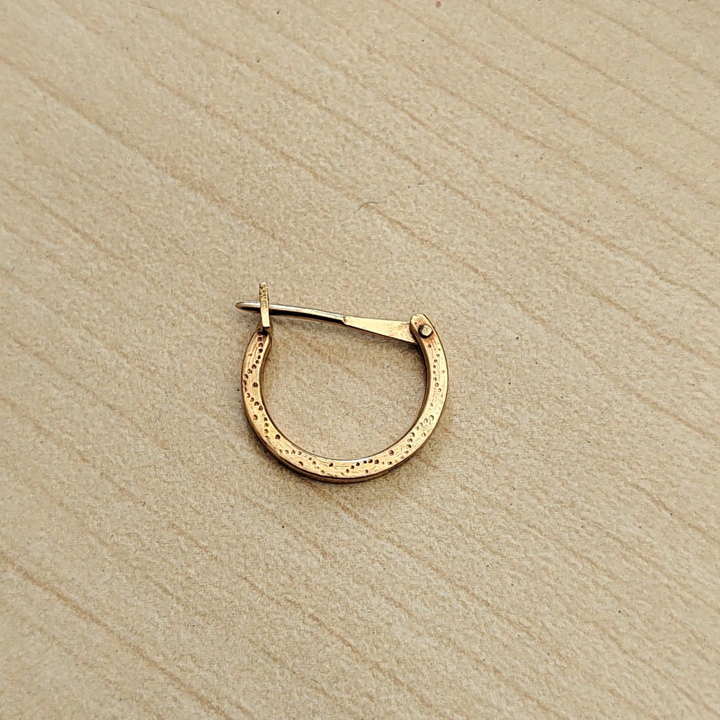 ARRACADAS PAR ORO 14 K 1 GRMS (SEMINUEVO)