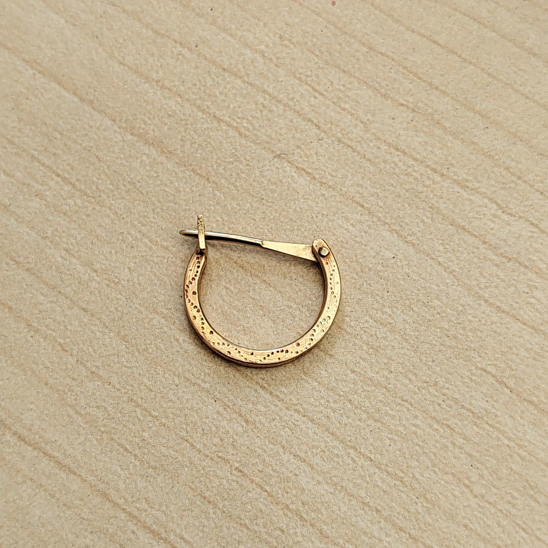 ARRACADAS PAR ORO 14 K 1 GRMS (SEMINUEVO)