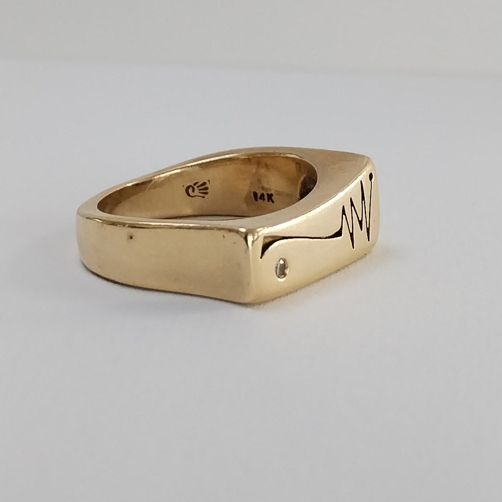 ANILLITO ORO 14 K 9.8 GRMS (SEMINUEVO)