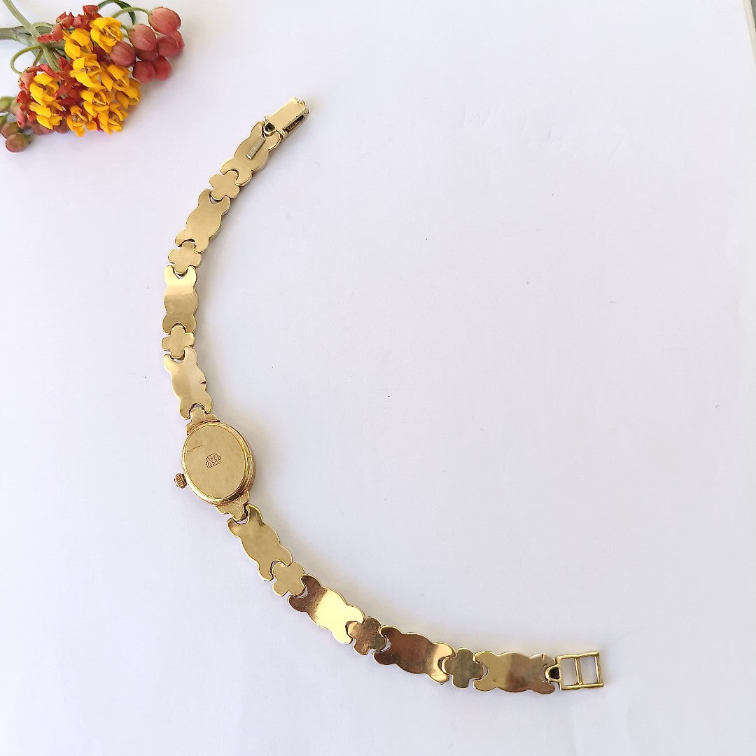 RELOJ CAJA Y PULSO ORO ORO,RODIADO 14 K 20,60 GRMS (SEMINUEVO)