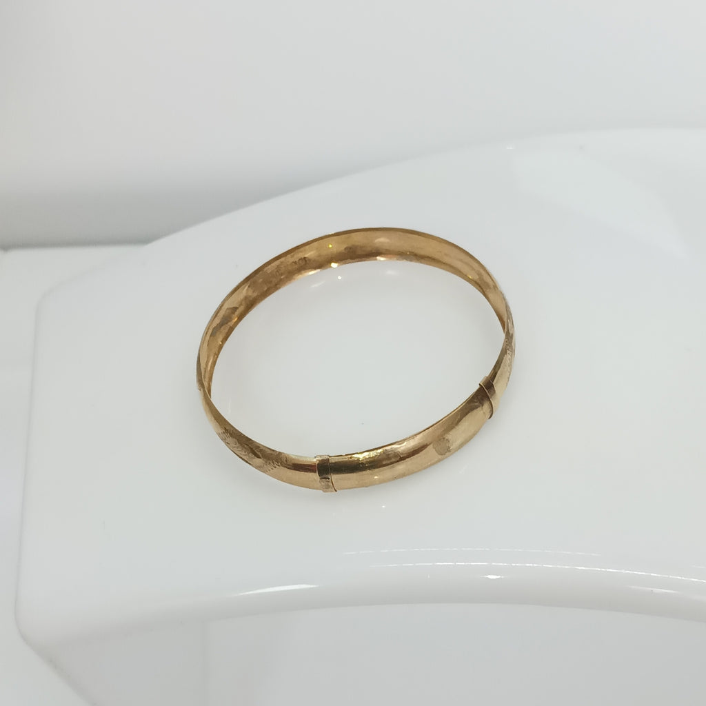 PULSERA RIGIDA ORO 10 K 3,00 GRMS (SEMINUEVO)