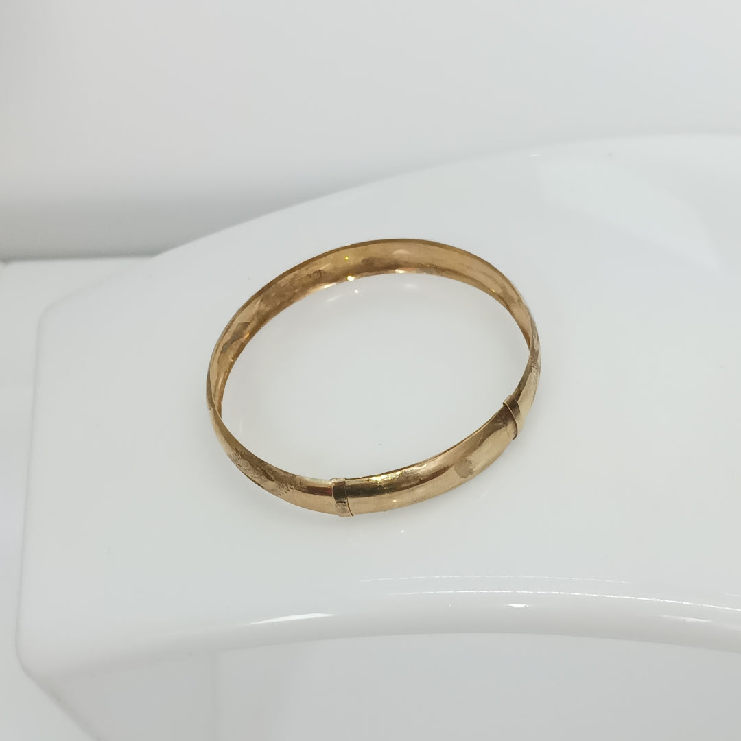 PULSERA RIGIDA ORO 10 K 3,00 GRMS (SEMINUEVO)