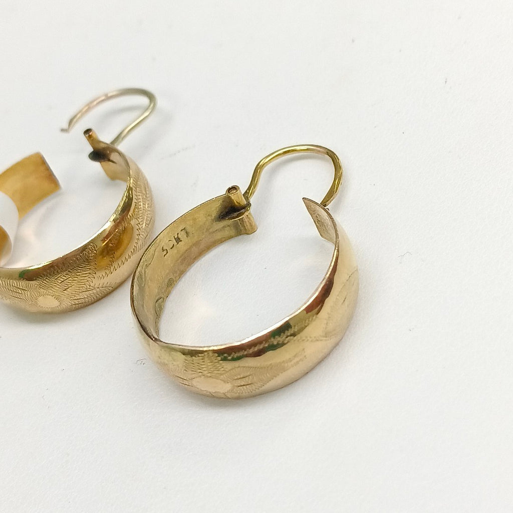 ARRACADAS PAR ORO 8 K 4,50 GRMS (SEMINUEVO)