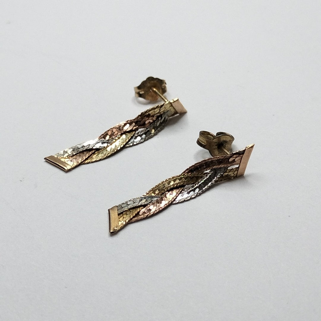 ARETES PAR ORO 14 K 1,40 GRMS (SEMINUEVO)