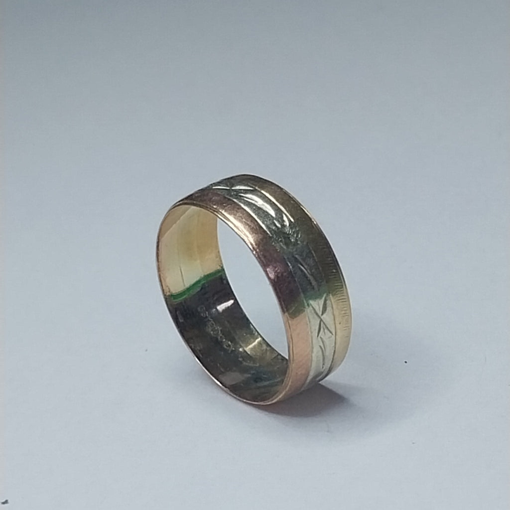 ARGOLLA ORO COMBINADO 10 K 1.8 GRMS (SEMINUEVO)