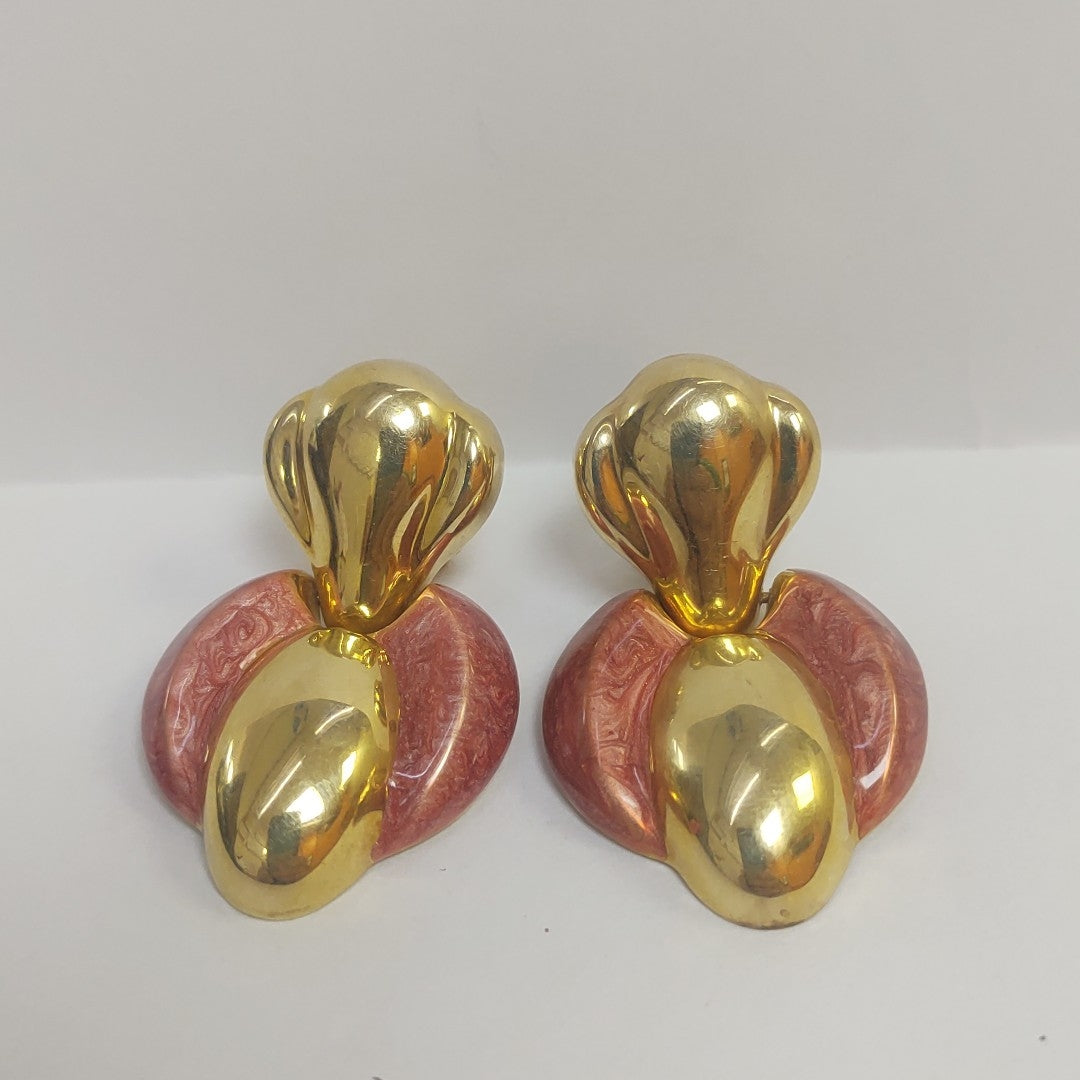 ARETES PAR ORO 14 K 14,80 GRMS (SEMINUEVO)