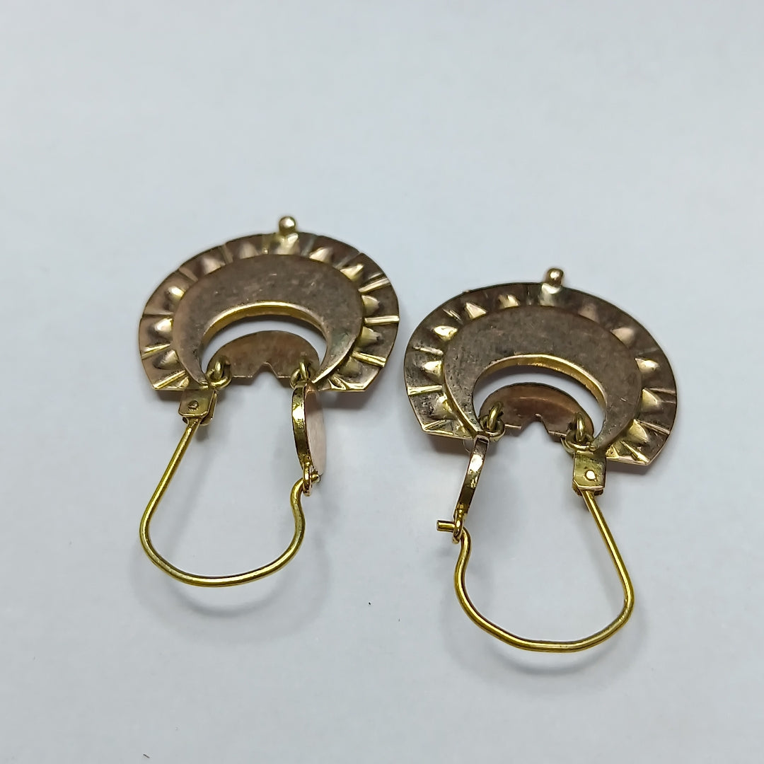 ARETES PAR ORO 10 K 3.2 GRMS (SEMINUEVO)