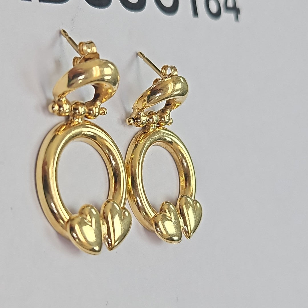 BROQUELES PAR ORO 14 K 5,00 GRMS (SEMINUEVO)
