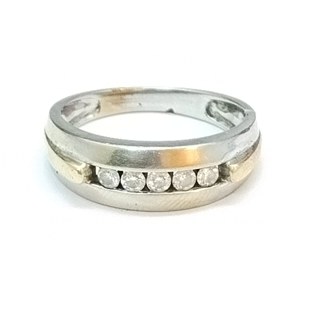 ANILLITO ORO BLANCO 10 K 5,40 GRMS (SEMINUEVO)