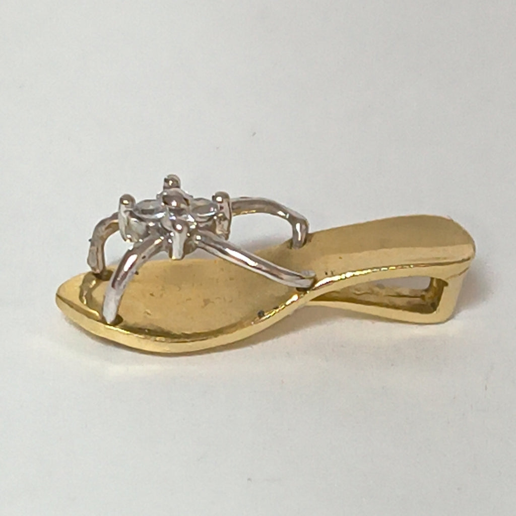 DIJE ORO COMBINADO 14 K 1.6 GRMS (SEMINUEVO)