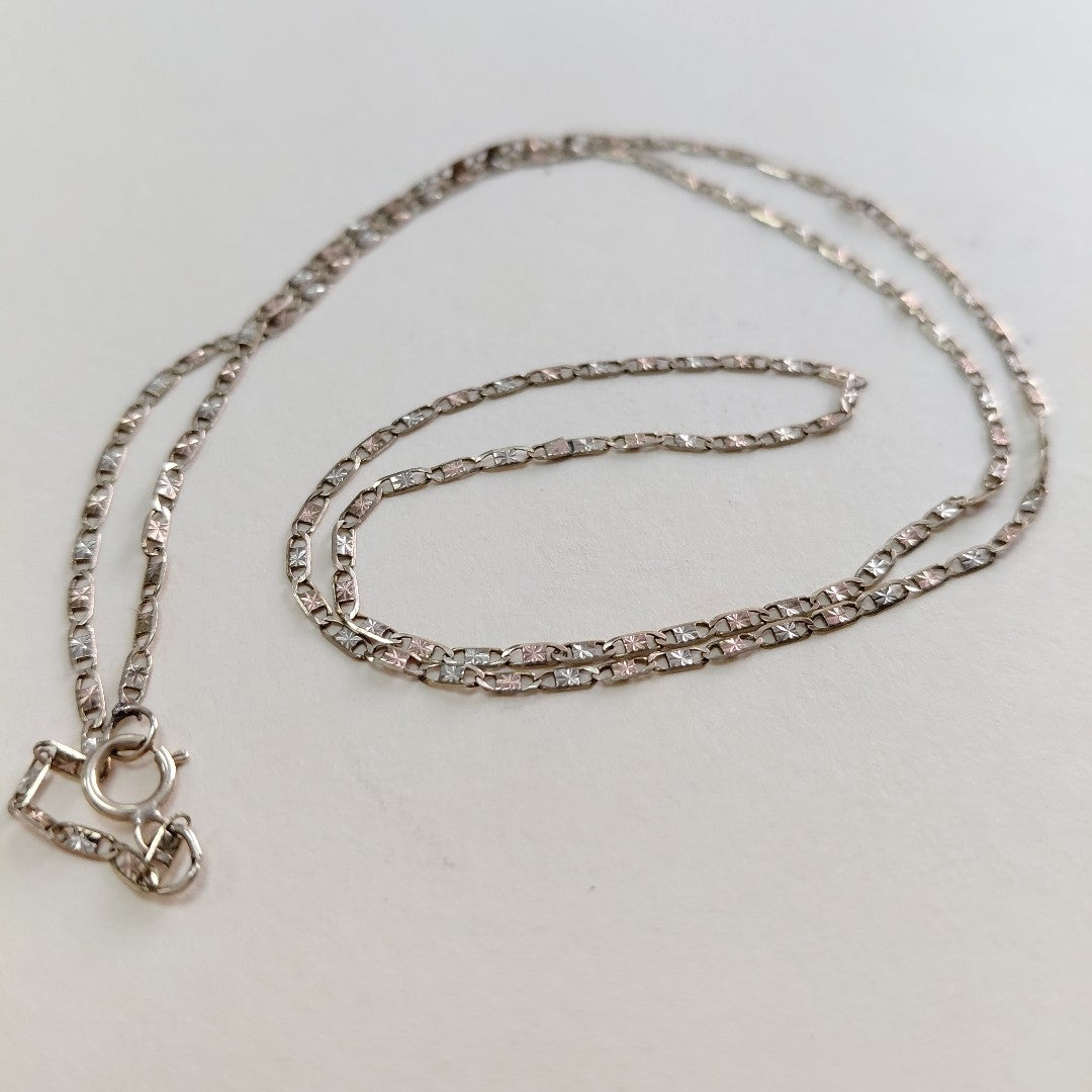 CADENA ORO COMBINADO 10 K 1.9 GRMS (SEMINUEVO)