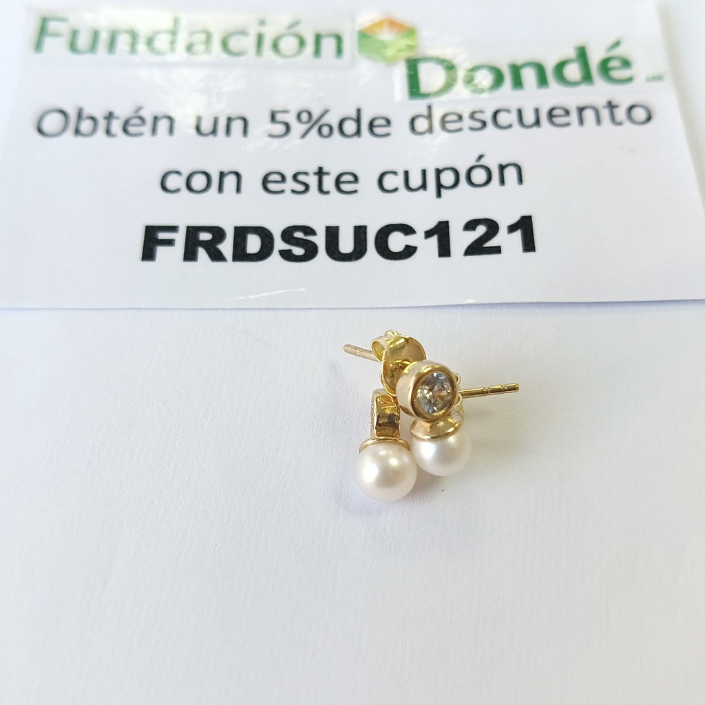 BROQUELES ORO 10K 1.9 (NUEVO)