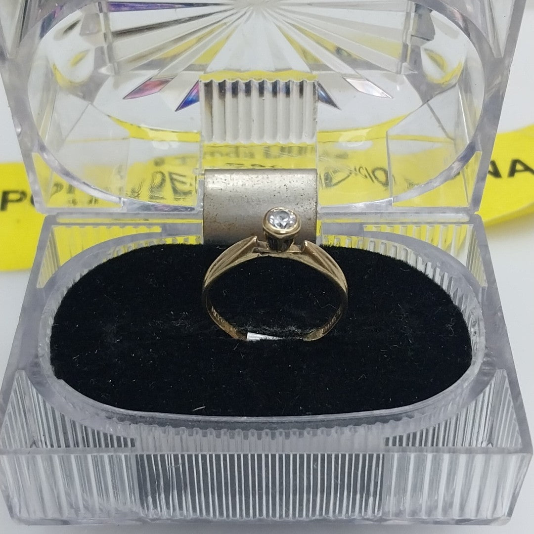 ANILLO ORO 10 K 1,60 GRMS (SEMINUEVO)