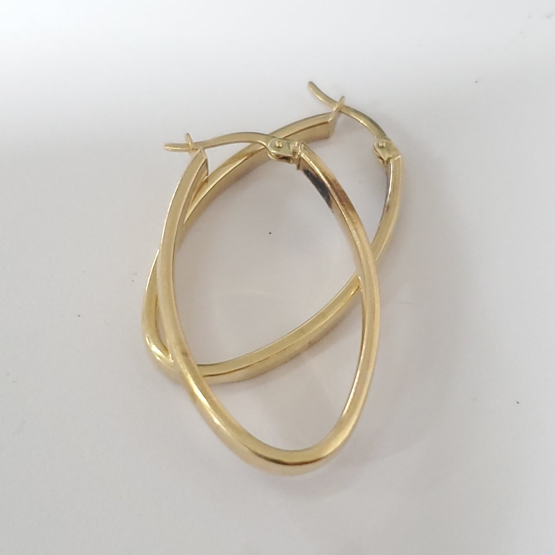 ARRACADAS PAR ORO 14 K 2.2 GRMS (SEMINUEVO)