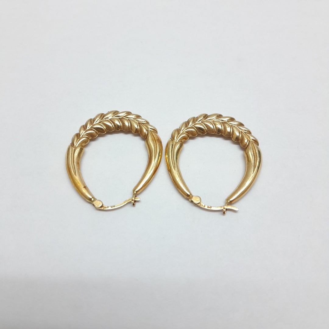 ARRACADAS PAR ORO 14 K 2,80 GRMS (SEMINUEVO)