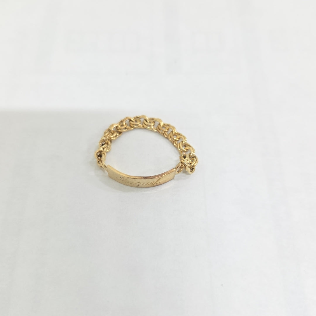 ANILLO ORO 10 K 1.2 GRMS (SEMINUEVO)