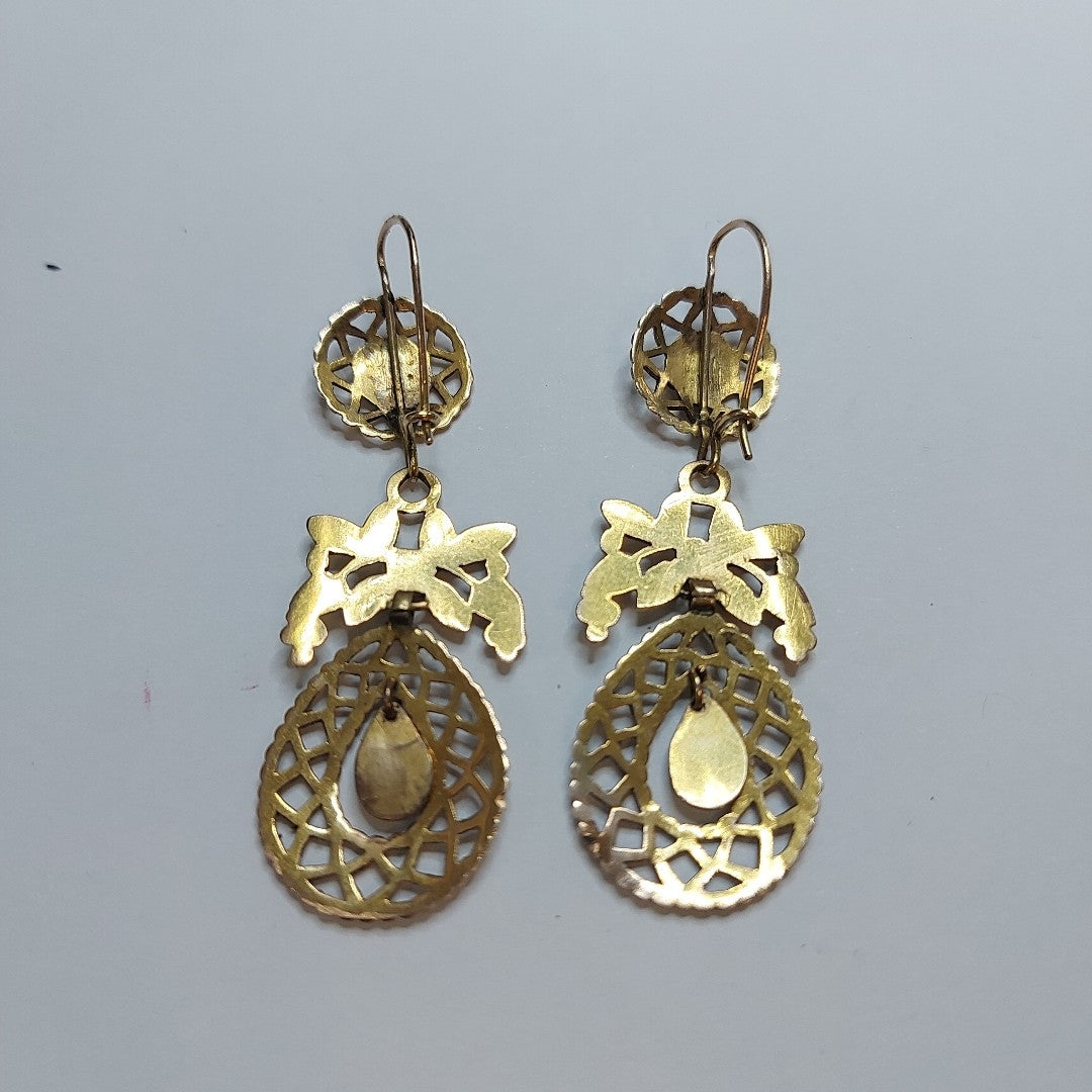ARETES PAR ORO 8 K 6.6 GRMS (SEMINUEVO)