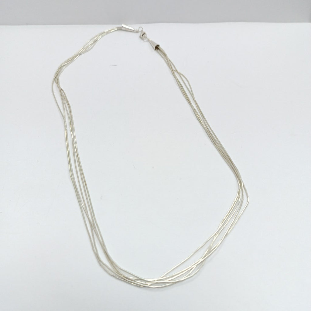 DIJE, GARGANTILLA, ROSARIO PLATA 22.2 GRMS (SEMINUEVO)