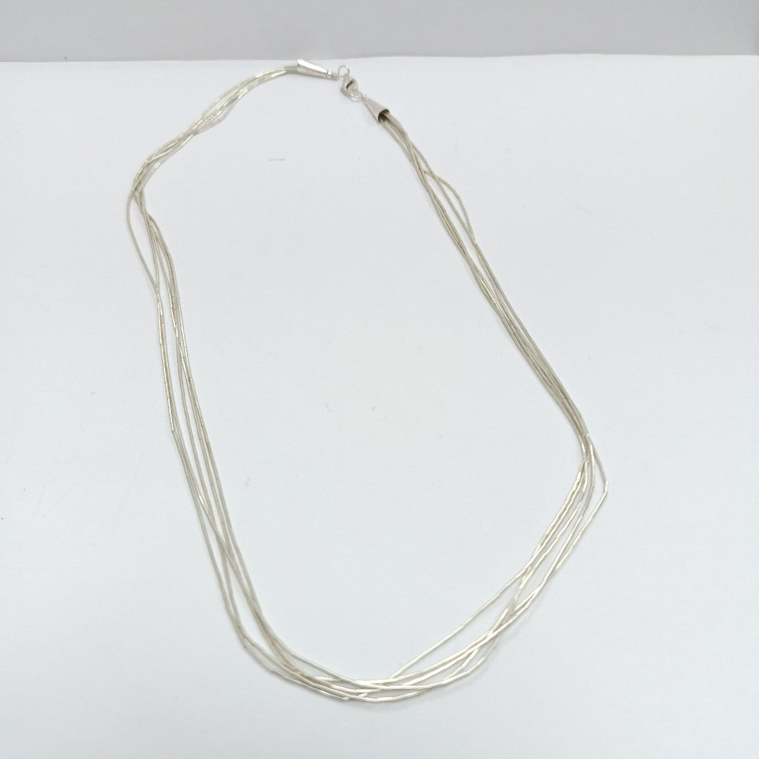 DIJE, GARGANTILLA, ROSARIO PLATA 22.2 GRMS (SEMINUEVO)