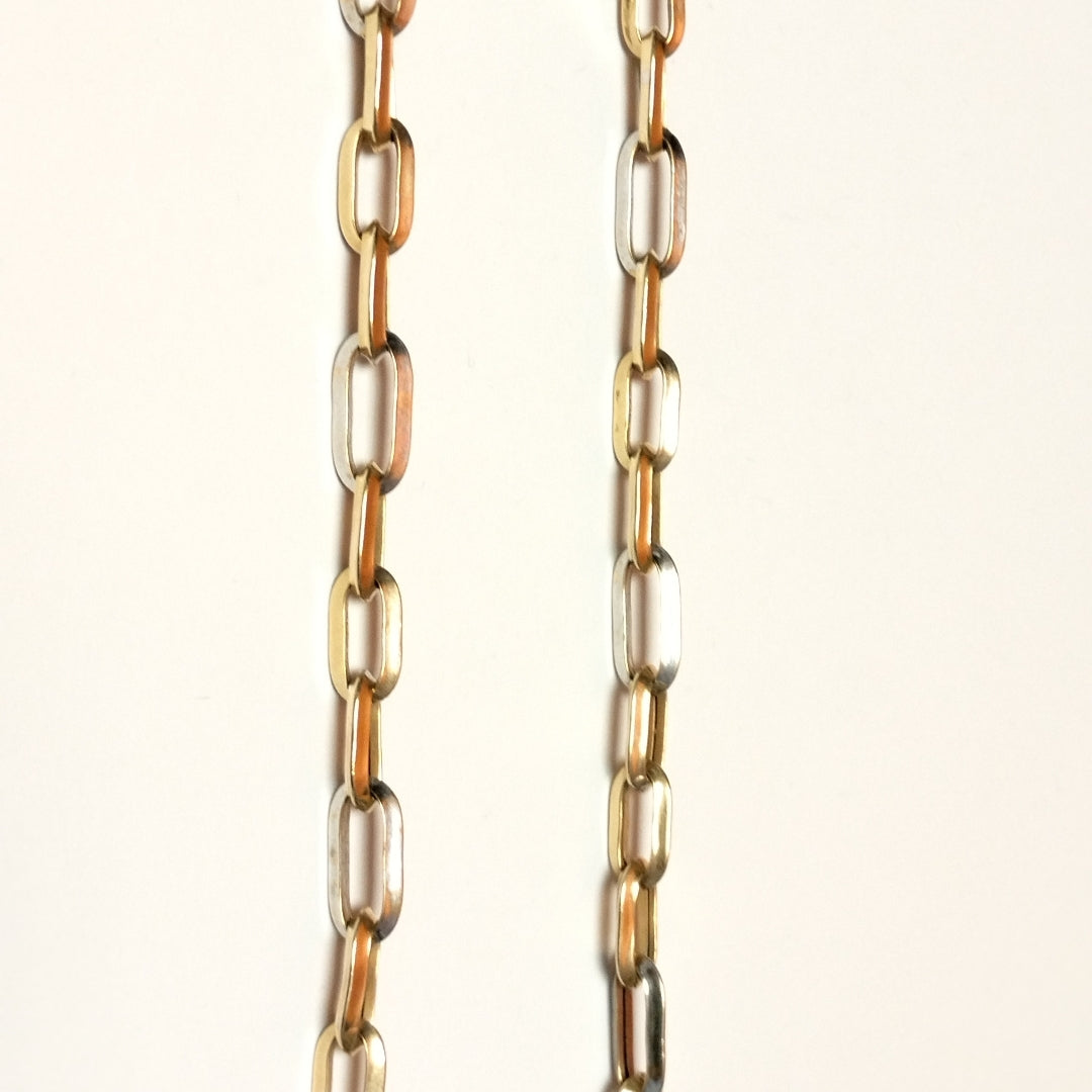 CADENA ORO COMBINADO 14 K 16,90 GRMS (SEMINUEVO)