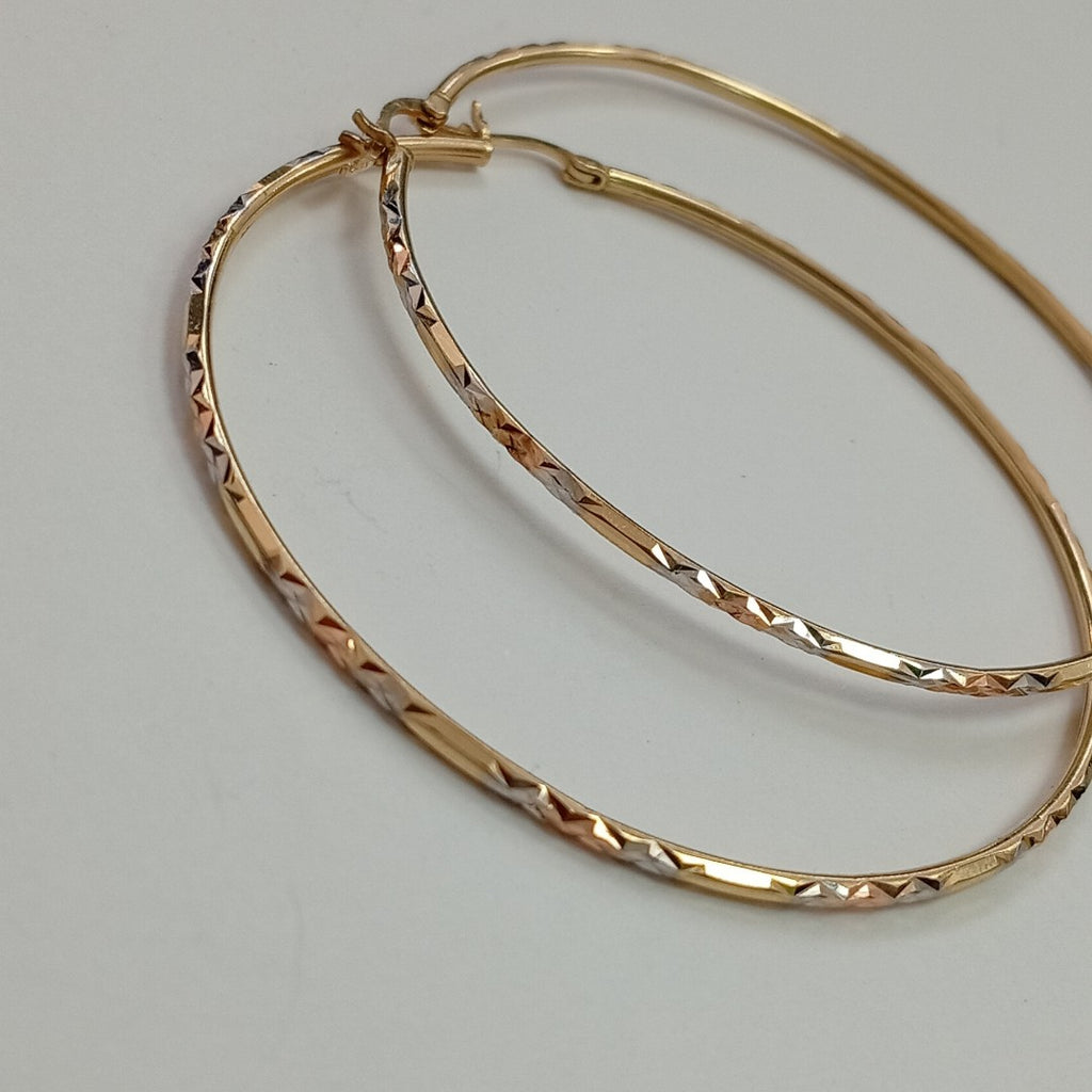 ARRACADAS PAR ORO 14 K 4.3 GRMS (SEMINUEVO)