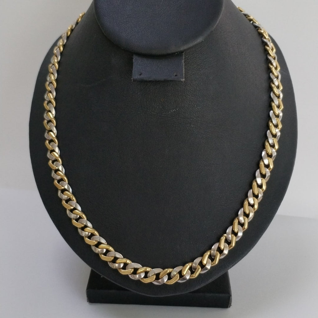 CADENA ORO COMBINADO 18 K 134.3 GRMS (SEMINUEVO)