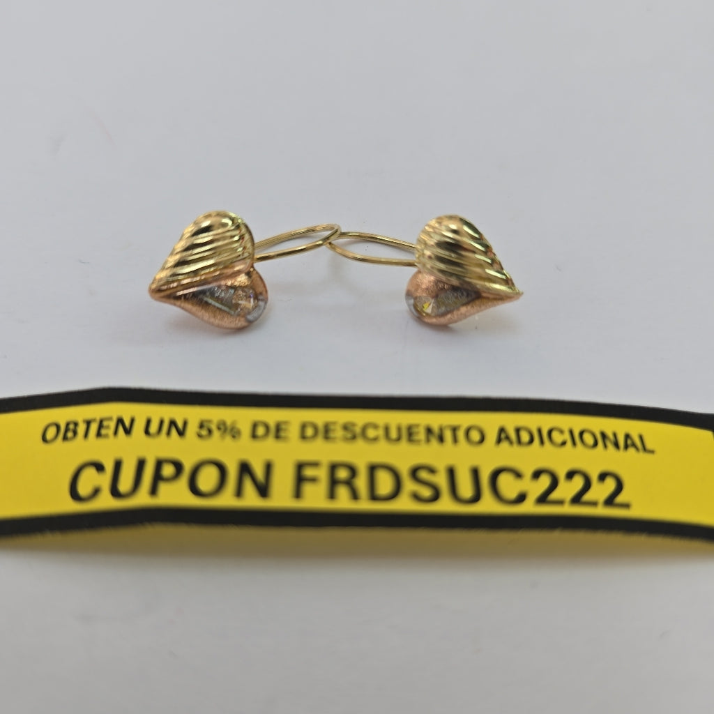 ARETES PAR ORO 10 K 1,50 GRMS (SEMINUEVO)