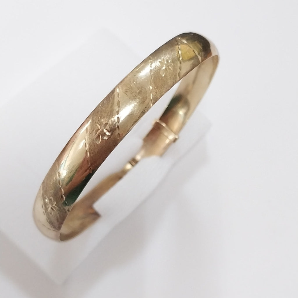 PULSERA RIGIDA ORO 10 K 14,40 GRMS (SEMINUEVO)