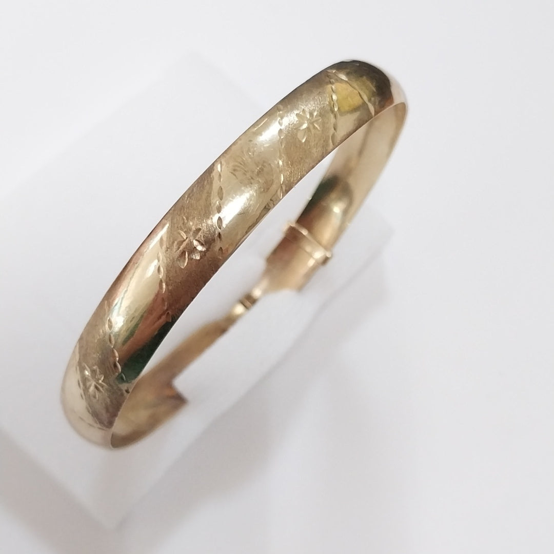 PULSERA RIGIDA ORO 10 K 14,40 GRMS (SEMINUEVO)