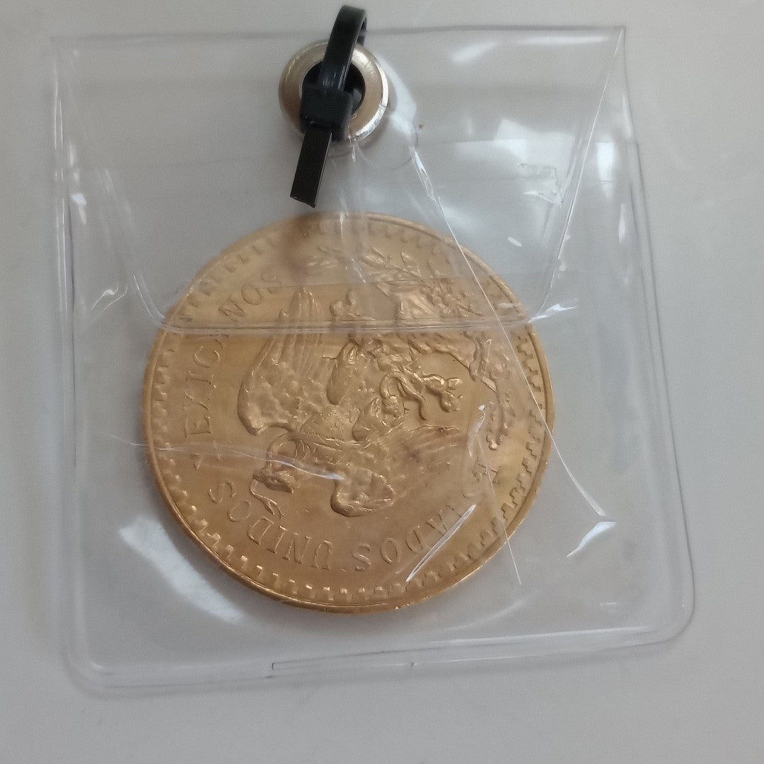 K1 41.6 GRMS 21 K IDENTIFICACIÓN MONEDA NOMINATIVA MONEDAS PESOS 50 PES (SEMINUEVO)