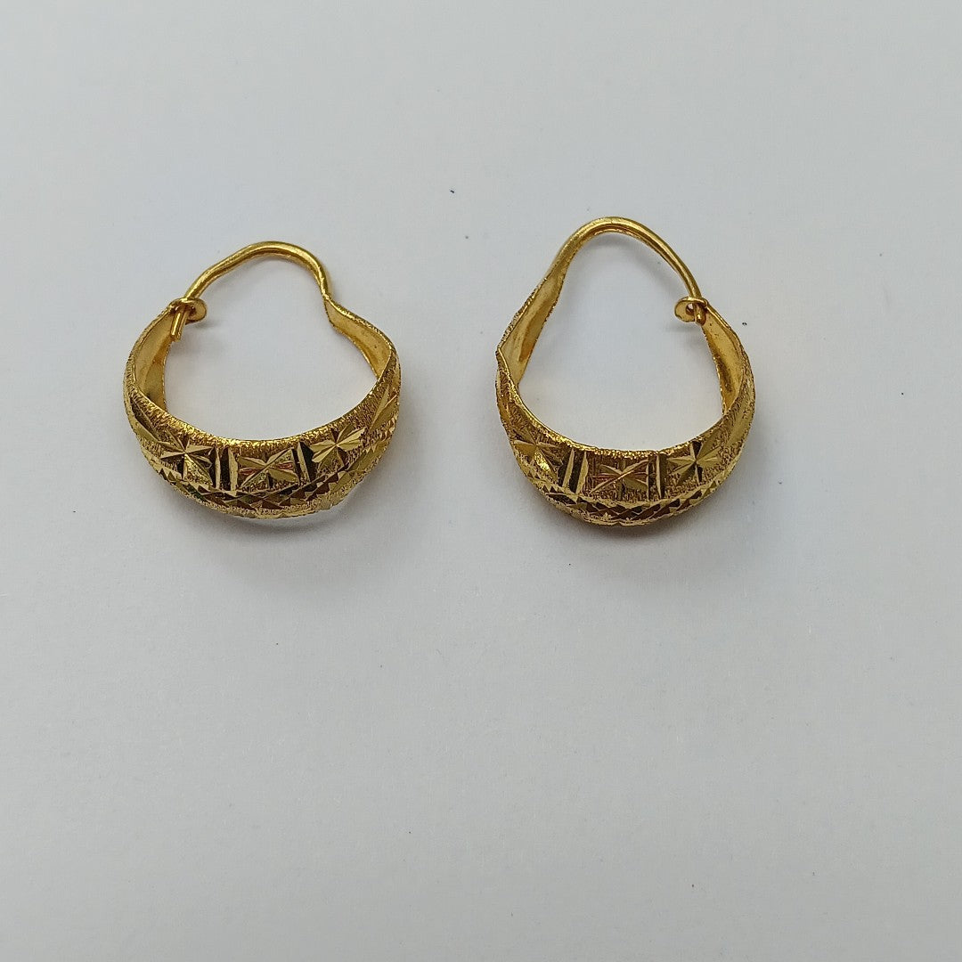 ARRACADAS PAR ORO 18 K 5.2 GRMS (SEMINUEVO)