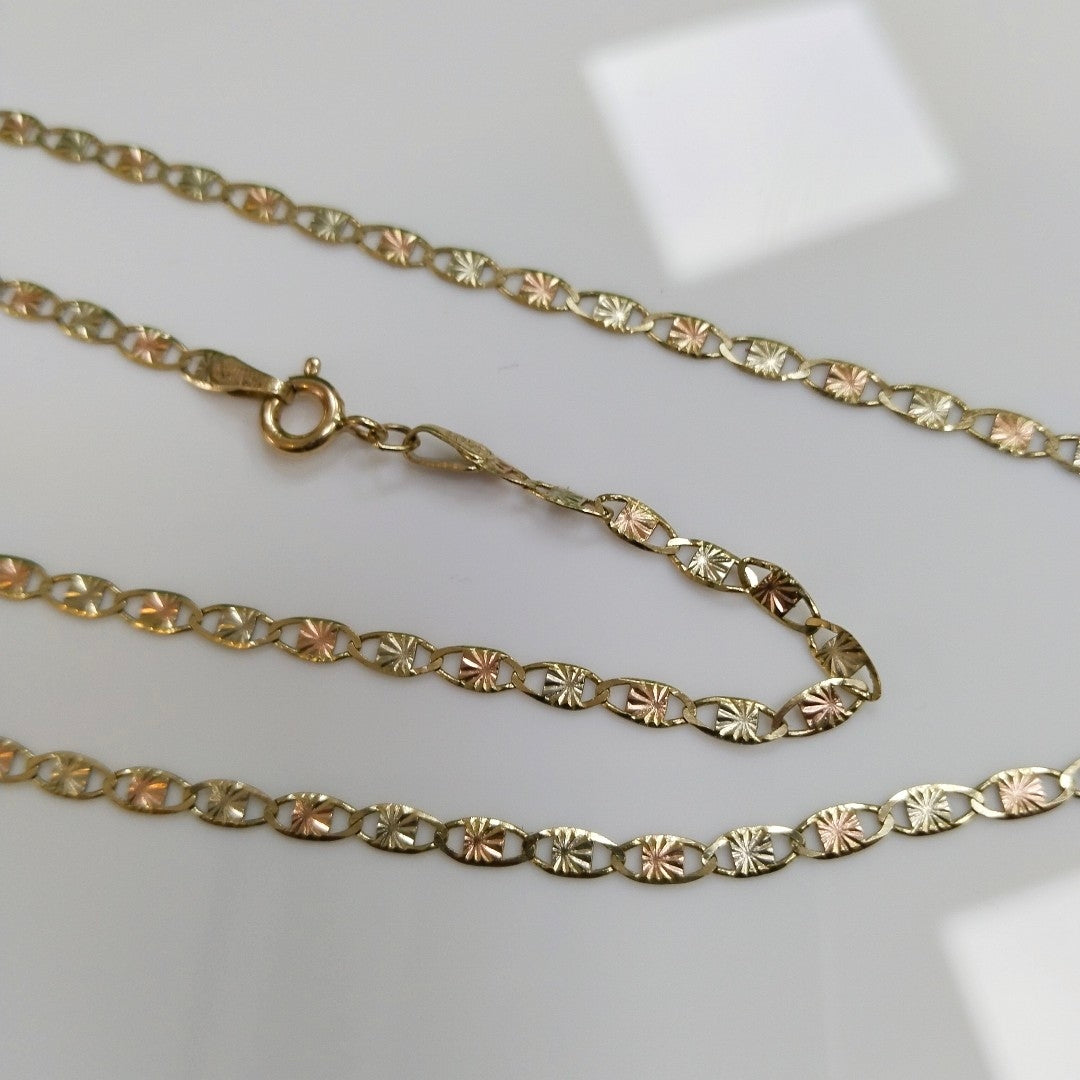 CADENA ORO COMBINADO 10 K 4.6 GRMS (SEMINUEVO)