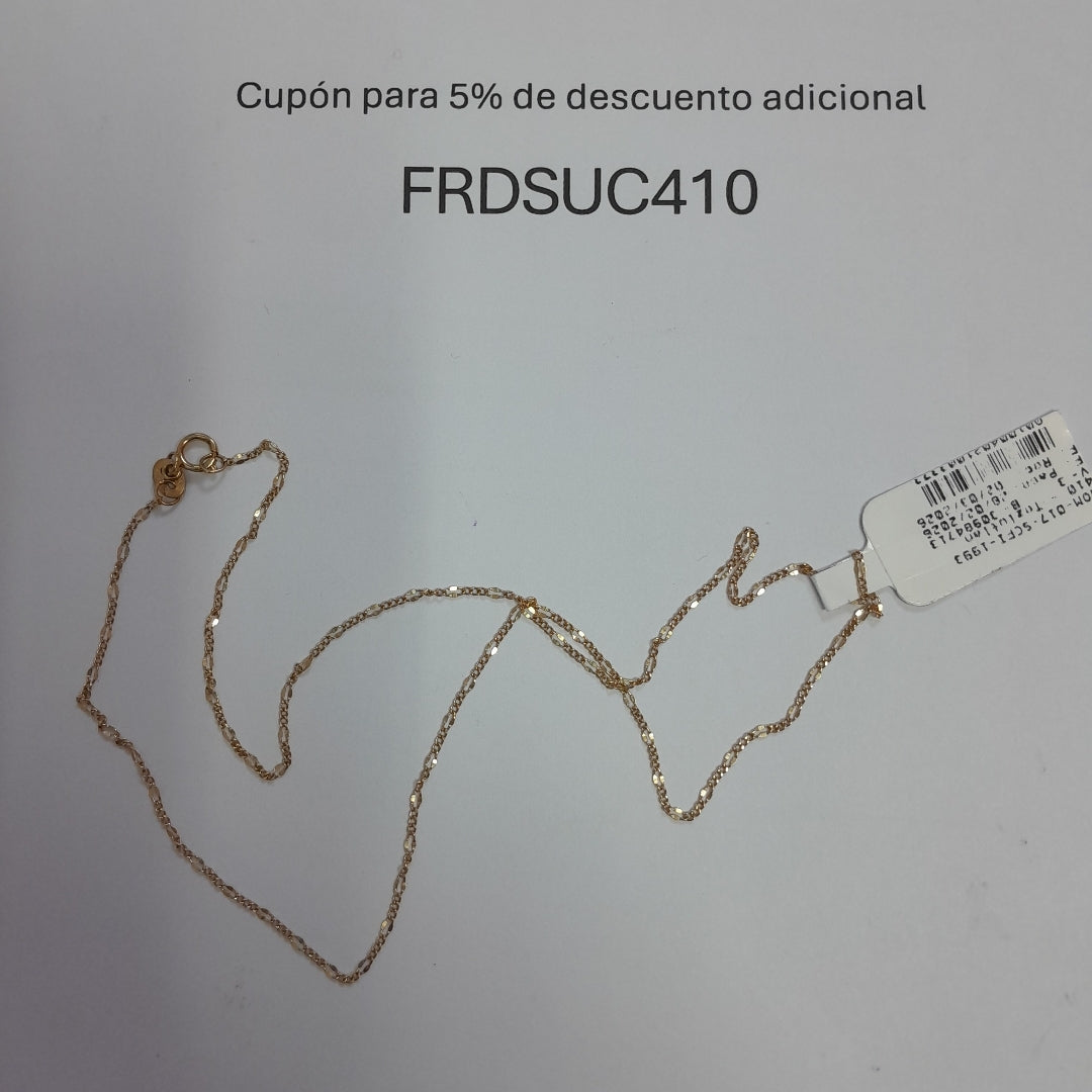 CADENA ORO 10 K 1.3 GRMS (SEMINUEVO)
