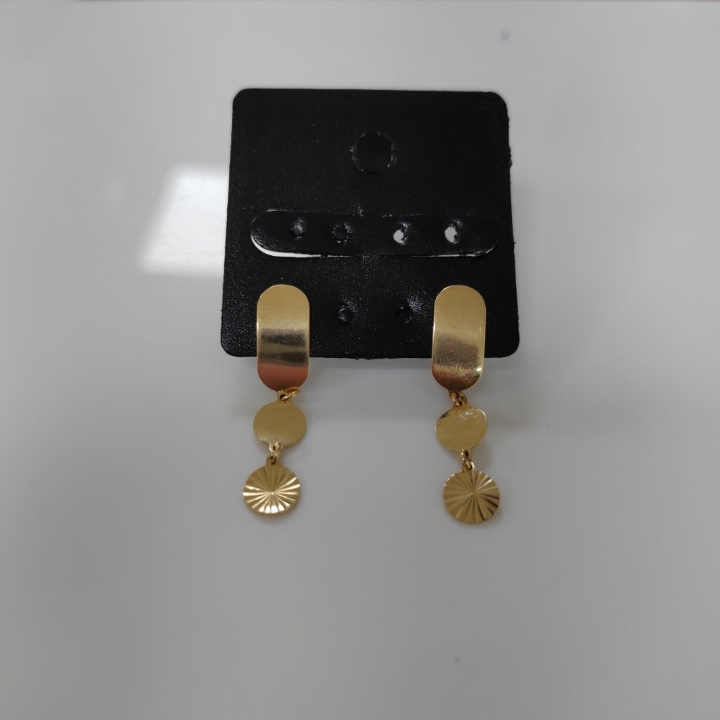 ARETES PAR ORO 14 K 2.8 GRMS (SEMINUEVO)