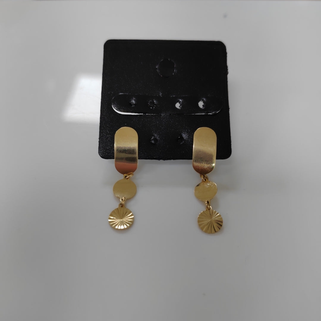 ARETES PAR ORO 14 K 2.8 GRMS (SEMINUEVO)
