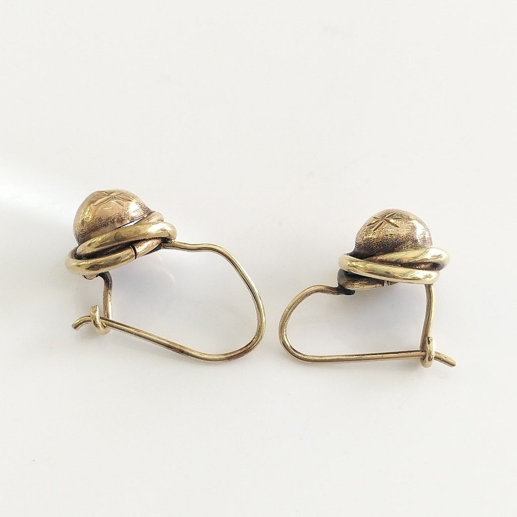 ARETES PAR ORO 10 K 2,50 GRMS (SEMINUEVO)