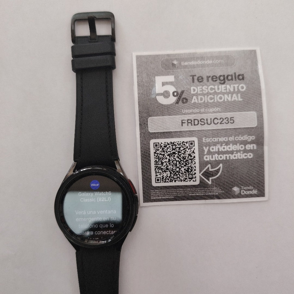 SMARTWATCH SAMSUNG GALAXY WATCH 6 CLASSIC SM-R950 43 MM GPS (SEMINUEVO)