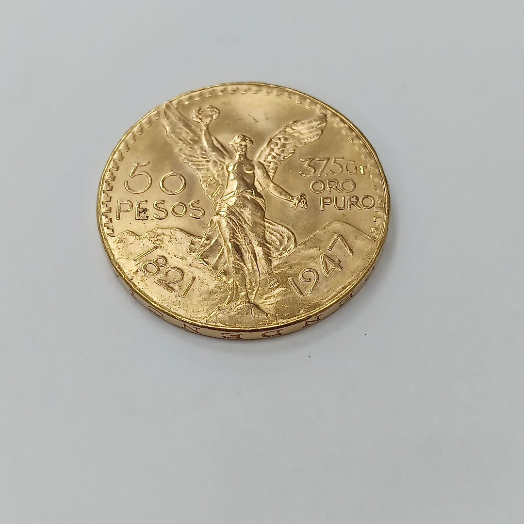 K1 41.6 GRMS 21 K IDENTIFICACIÓN MONEDA NOMINATIVA MONEDAS PESOS 50 PESOS (SEMINUEVO)