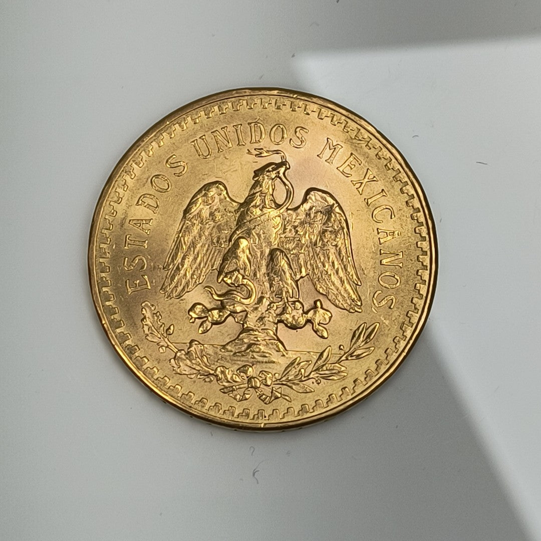 K1 41.6 GRMS 21 K IDENTIFICACIÓN MONEDA NOMINATIVA MATERIALES ORO CANTI (SEMINUEVO)