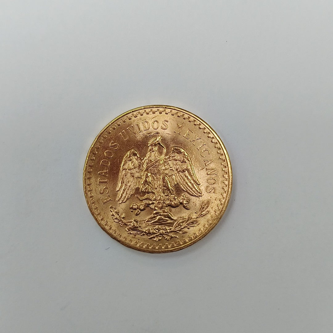 K1 41.6 GRMS 21 K IDENTIFICACIÓN MONEDA NOMINATIVA MONEDAS PESOS 50 PESOS (SEMINUEVO)