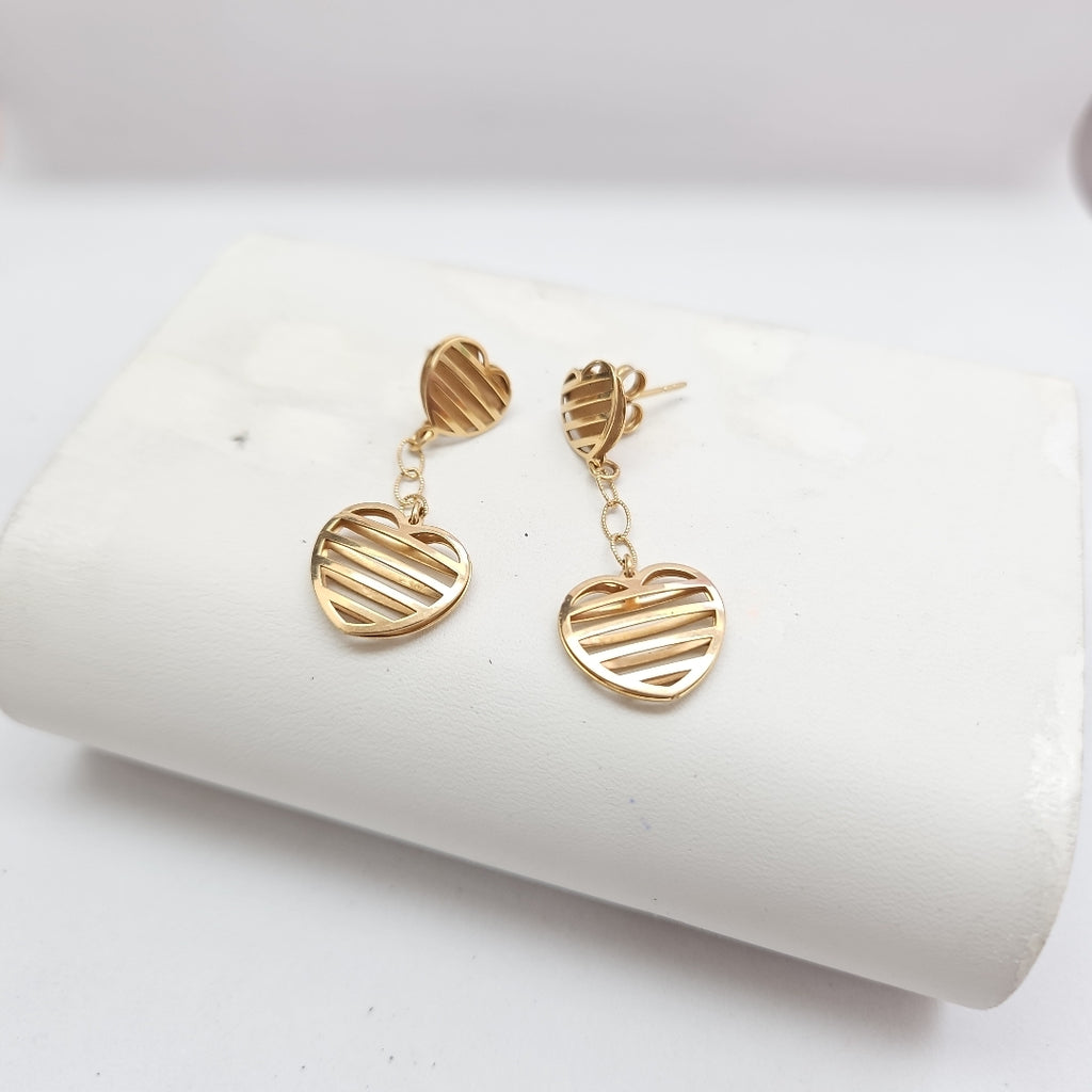 ARETES PAR ORO 10 K 3,50 GRMS (SEMINUEVO)