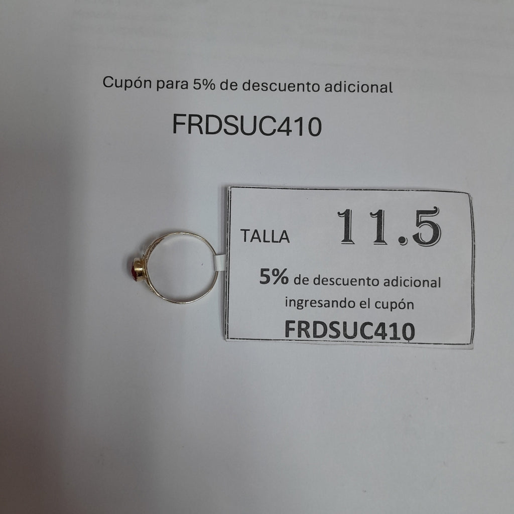ANILLO ORO 10 K 3,00 GRMS (SEMINUEVO)
