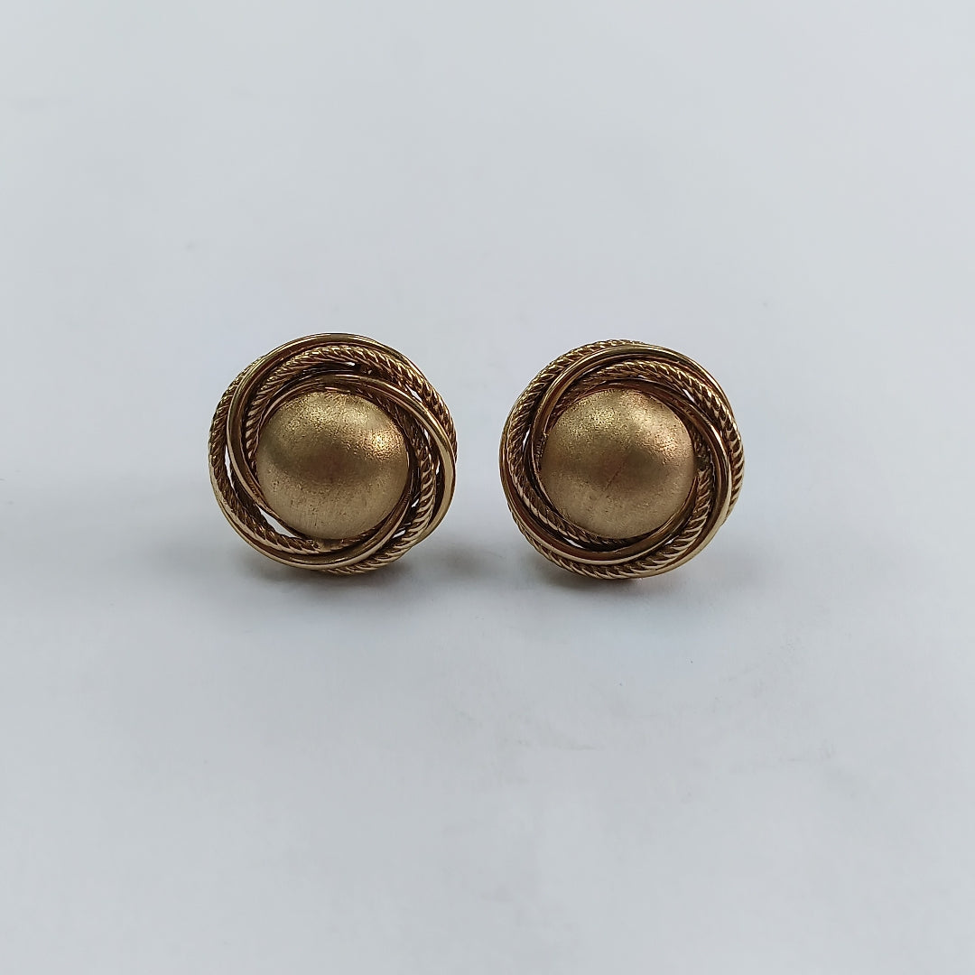 ARETES PAR ORO 14 K 8.8 GRMS (SEMINUEVO)