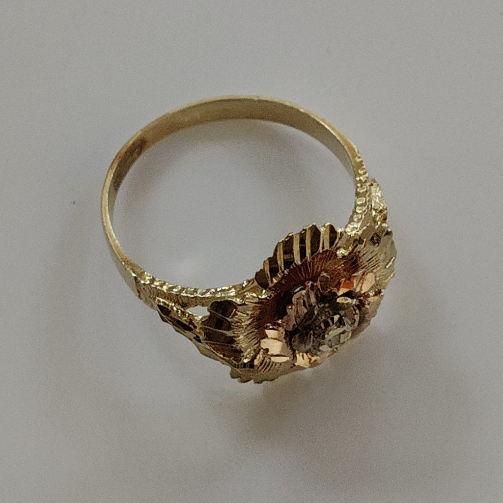 ANILLITO ORO COMBINADO 14 K 3,50 GRMS (SEMINUEVO)