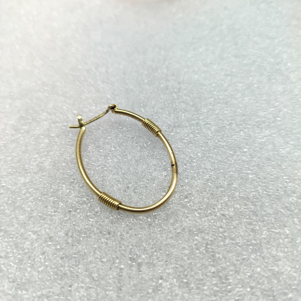 ARRACADAS PAR ORO 14 K 2.9 GRMS (SEMINUEVO)