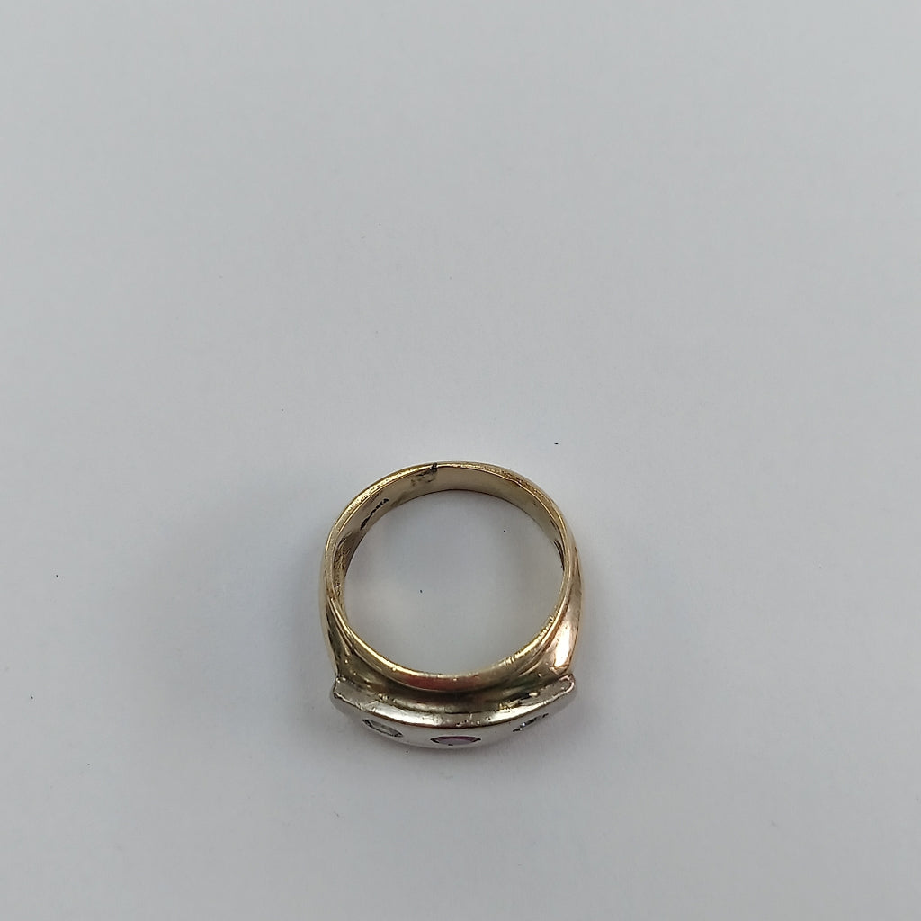 ANILLO ORO 10 K 10.6 GRMS (SEMINUEVO)