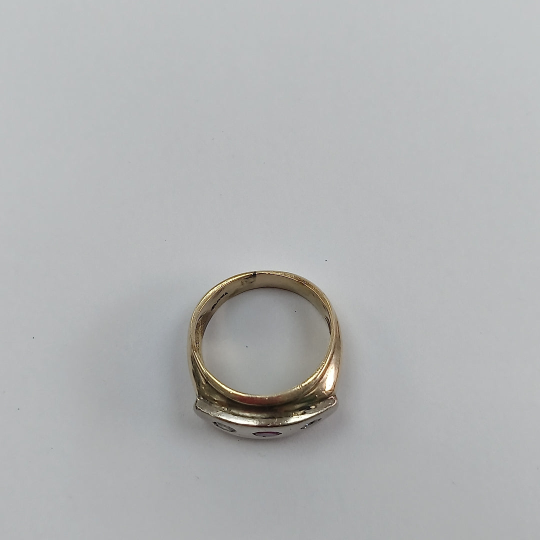 ANILLO ORO 10 K 10.6 GRMS (SEMINUEVO)